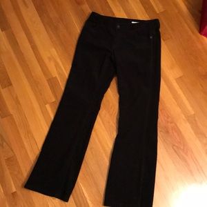DKNY black brushed corduroy